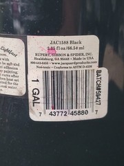 Jacquard Light Body Opaque Acrylic Paint 1 Gallon 588 BLACK – NEW IN SEALED JAR