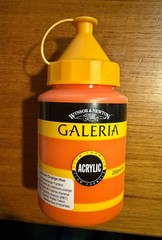 New Winsor & Newton Galeria Acrylic Cadmium Orange Hue, 250 ml, 8.45 oz.