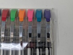 Set of 2 FORAY® Liquid Porous Point Pens 0.8 mm Fine Point Silver Barrel (57)