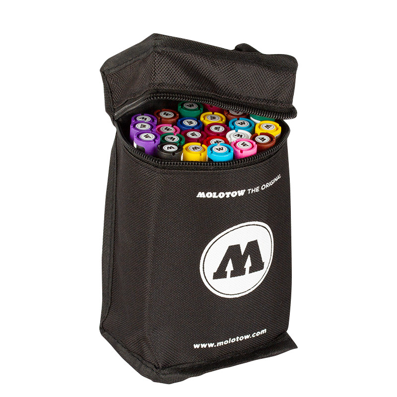 Molotow Portable Marker Bag MEDIUM 24er Graffiti Art Paint Marker Supplies
