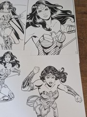 Spectrum Noir “Fan Art Like a Pro” Art Kit featuring Wonder Woman 1 Used Kit