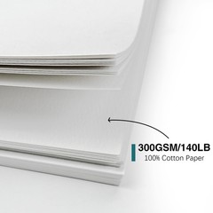 KOVIEDE 30 Pack Blank Watercolor Cards with Envelopes 4 4×6″ Cards*30, white