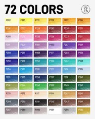 72 Oil-Based Colored Pencils – Soft Core, Durable, Vibrant | Ultra-Smooth Oil Pa
