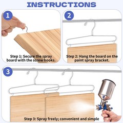 20 Pack Cabinet Door Painting Hanger Paint Drying Rack for Cabinet Doors Paintin