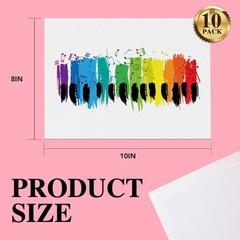 Canvas Boards for Painting, 10 Pack Canvases for Painting 8×10 Cotton Primed