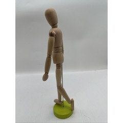 Artist’s Posable Jointed Articulated Figure Sketch Model Natural Wood 13” {Q}
