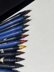 Tombow ABT Dual Brush Pens 18/15 Staedtler MarsGraphic 3000 Duo Color Brush