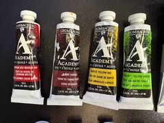 Lot of 17 Oil Paint Winsor & Newton, Grumbacher, Master’s Touch Various Colors