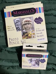 MARSHALL’S Photo Coloring Pencil Set and Oil Paint Kit