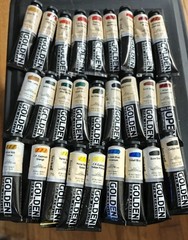 Golden Open Acrylic paint lot (27) 2oz Tubes