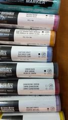 14 Liquitex acrylic markers 8-15mm LOT,