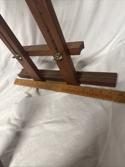Vintage Wood Grumbacher No. 233 Easel Foldable With Handle Paint Draw Travel Art