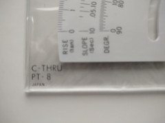 C-THRU Professional Adjustable Triangle 8″ MADE IN JAPAN