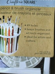New Pen Pencil and Paint Brush Organizer Crafter’s Square Art Tool Storage