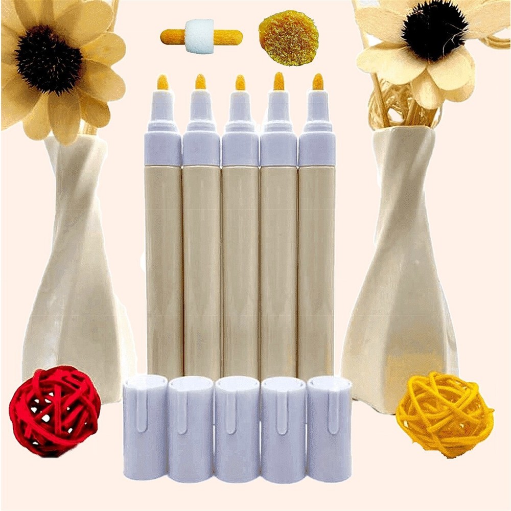 100 Empty new reusable refillable paint pens artists wood rocks glass ink stain