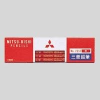 Mitsubishi Pencil Red (Vermilion) 2351 (12 pencils) Set of 2