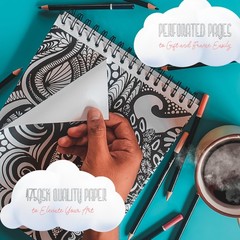 Calming Doodles Adult Coloring Book – Features 50 Original Hand Drawn…
