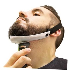FlexShaper 2.0 – Beard Shaper for Men – Hands-Free & Flexible Neckline White