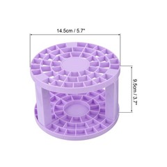 Paint Brush Holder Paint Brush Storage Organizer 49 Holes Purple