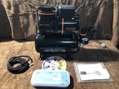 VEVOR◈Airbrush Kit,Dual Fan Air Tank Compressor System Kit w/3.5L Air Storage Ta