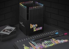 Black Edition Colored Pencils, Classic 1 Count Pack of 50
