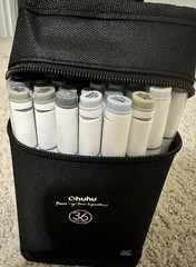 Ohuhu Oahu 36 Grey-Tone Colors Alcohol Markers Set – Dual Tips Broad & Fine