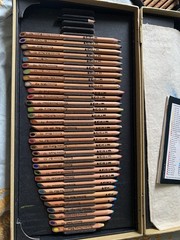 66 Rare Berol English Karisma Colouring Pencils Boxed. Gently Used