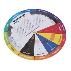 13cm Diameter Tattoo Color Wheel Chart Prevent Discoloration Tattoo Pigment Mixi