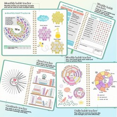 Midenco Bullet Journal Stencils (36PCS), Supplies small, White