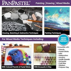 PanPastel Artist Pastels by GOLDEN, Metallic Colors Set, 6 Color, Professional A