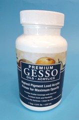 Pro Art Premium Gesso Oils Acrylics – White – 8 fluid oz