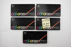 LOT of 5 Boxes ~ Vintage Col-erase Pencils Venus No. 1200-12 Color Sets