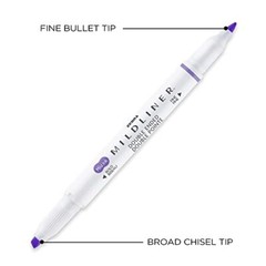 Zebra Pen Mildliner Double Ended Highlighters 15 Count Assorted Colors Set
