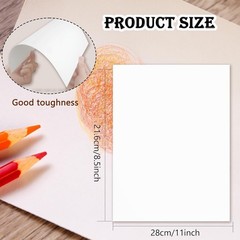 80 Sheets 8.5×11 Inch 100% Cotton Watercolor Paper 140lb/300 GSM Cold Press
