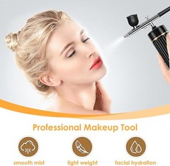 Rechargeable Cordless Airbrush-Kit Compressor with Hose for Painting Nail Art