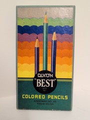 UNUSED “12” Colors Vintage Dixon Best Colored Pencils No 105 Assortment