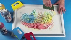 Roylco Fingerpaint No-Mess Paint and Play Tray, 12 x 18 Inches, White