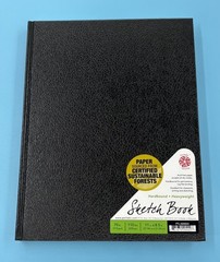 8.5″x 11″ Hardbound Sketchbook, 110 Sheets, Heavyweight, Black