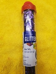 3 Horizon Group .6 Ounce Glitter Tubes Silver,Red,Purple