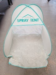 Small Spray Paint Tent Shelter / Photo Studio Box, 34x34x38 In