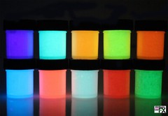 10 Color Glow in the Dark Paint Set Acrylic Arts and Crafts