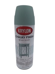 Krylon Chalky Finish Green Brook 12 Oz Spray Paint New
