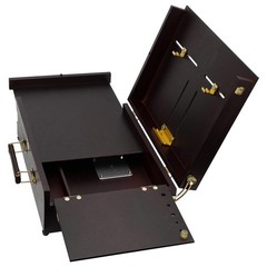 Portable Plein Air Easel Box Varnished Beech Wood Oil Painting Sketch Pochade