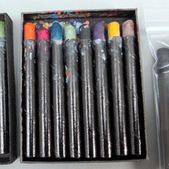 Vintage Prang Payons Water Color Crayons 341-8 Lot 2 Boxes + Loose USA Art Set