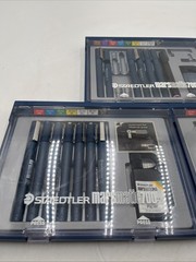 Vtg Staedtler Marsmatic 700 Technical Pen Lot .30 .35 .45 .50 .70 .80 1 Germany