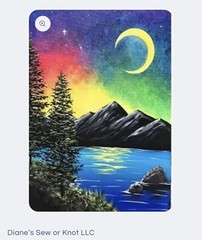 Diamond Dots Painting Kit 30 x 40 cm Rainbow Skies