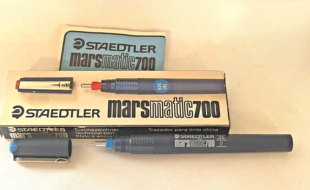 NEW Staedtler marsmatic 700 Technical Pen .35mm 0 035