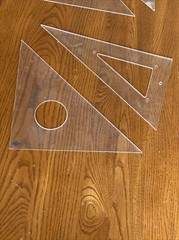 C-Thru 450 390 12” Alvin Teledyne Dick Felsenthal 45° Triangle Circle 8” 10” 12”