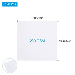 120 Sheet 4″x4″ Watercolor Paper Bulk Water Color Paper 230g Cold Press Paper