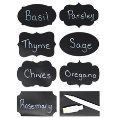 Chalk Labels Assorted Chalkboard Sign MegaTag Set of 80 with Pens